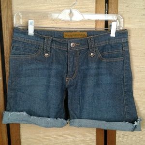 Saforte denim cutoff jean shorts 27